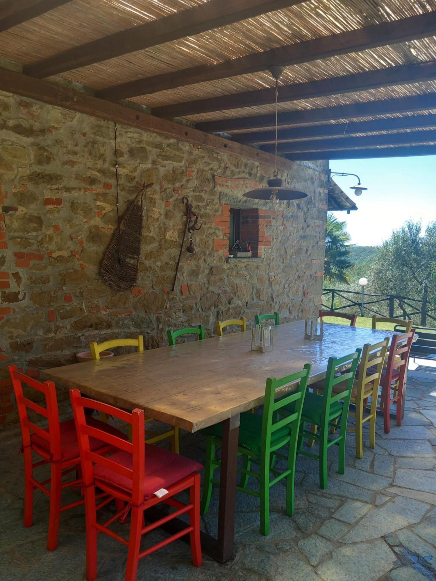 Casolare Il Moro Villa Monte San Savino Luaran gambar